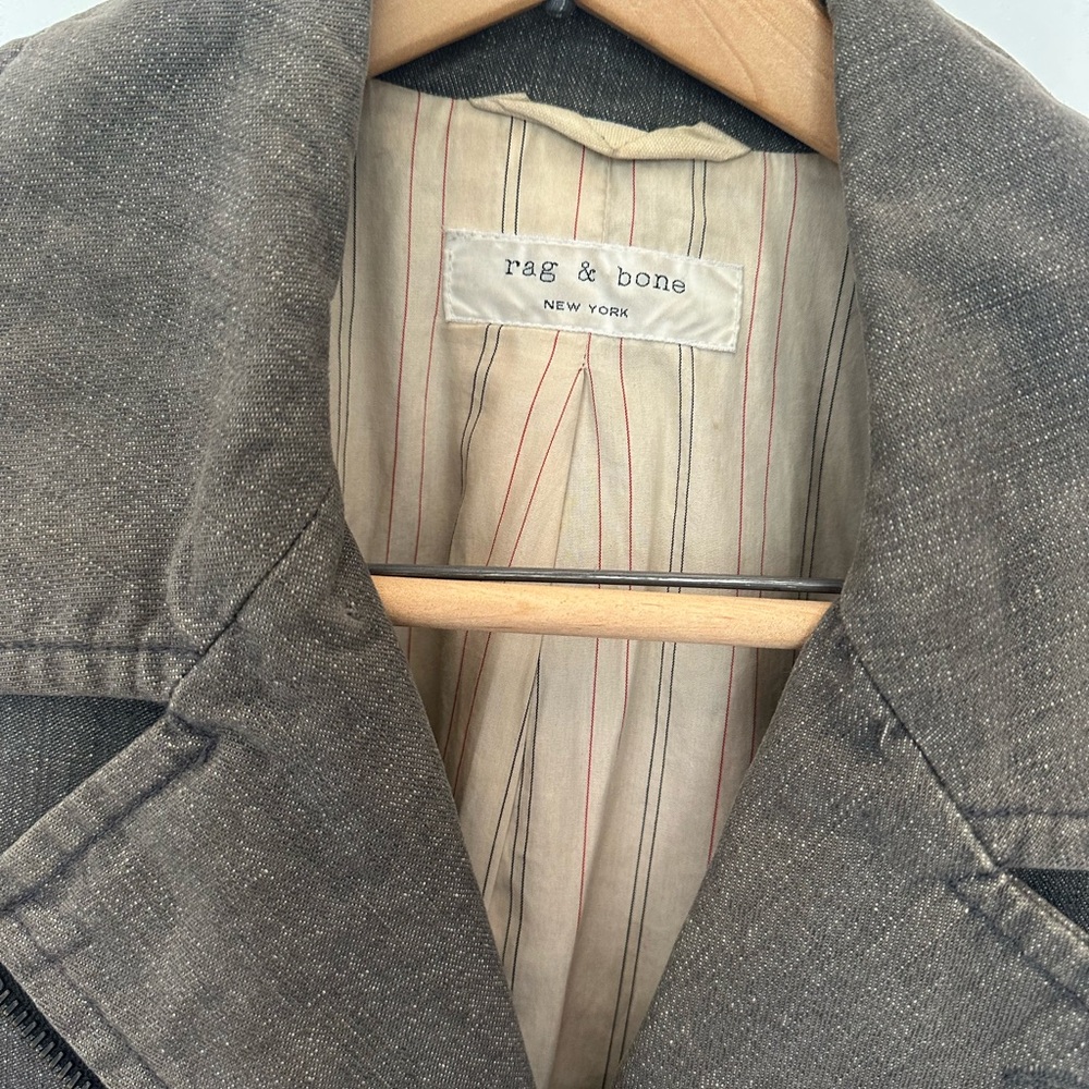 Rag & Bone Textured Tan Men’s Jacket - Picture 2 of 7